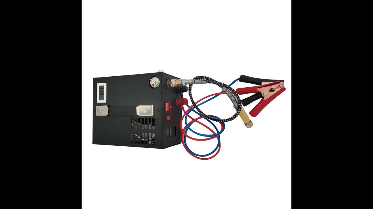 Yüksek basınçlı Taşınabilir 12 V DC Elektrikli Pcp hava kompresörü 220 V 4500psi