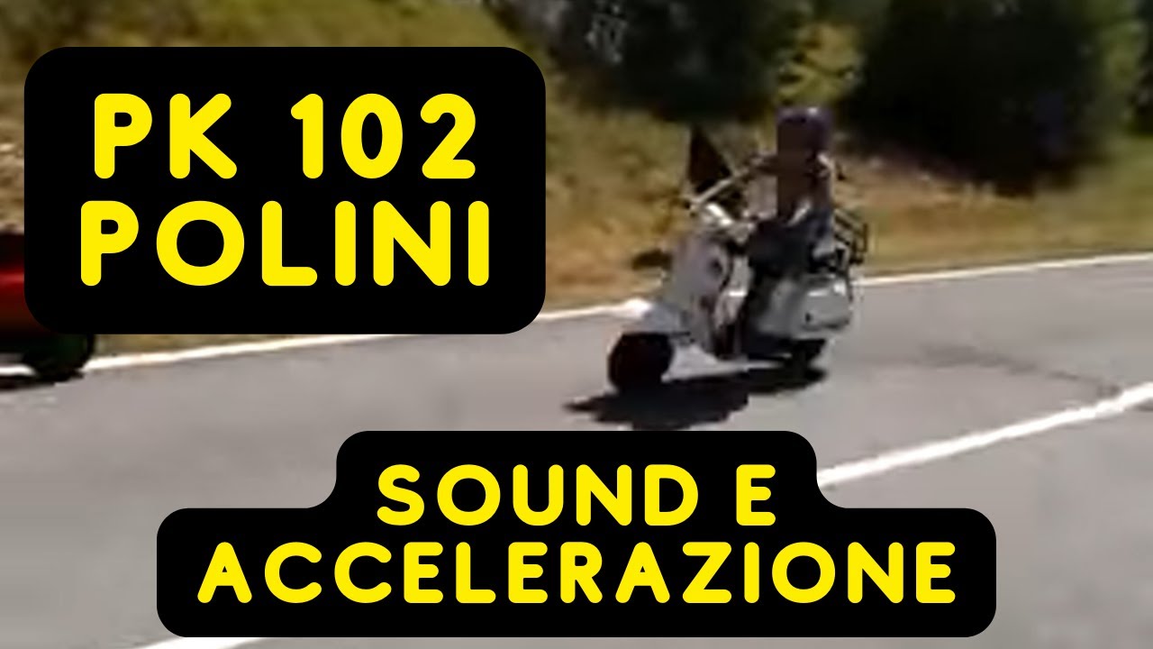 Vespa PK 50 XL Rush | 102 Polini | Marmitta Simonini 40310 Sottopedana | Sound è Accelerazione