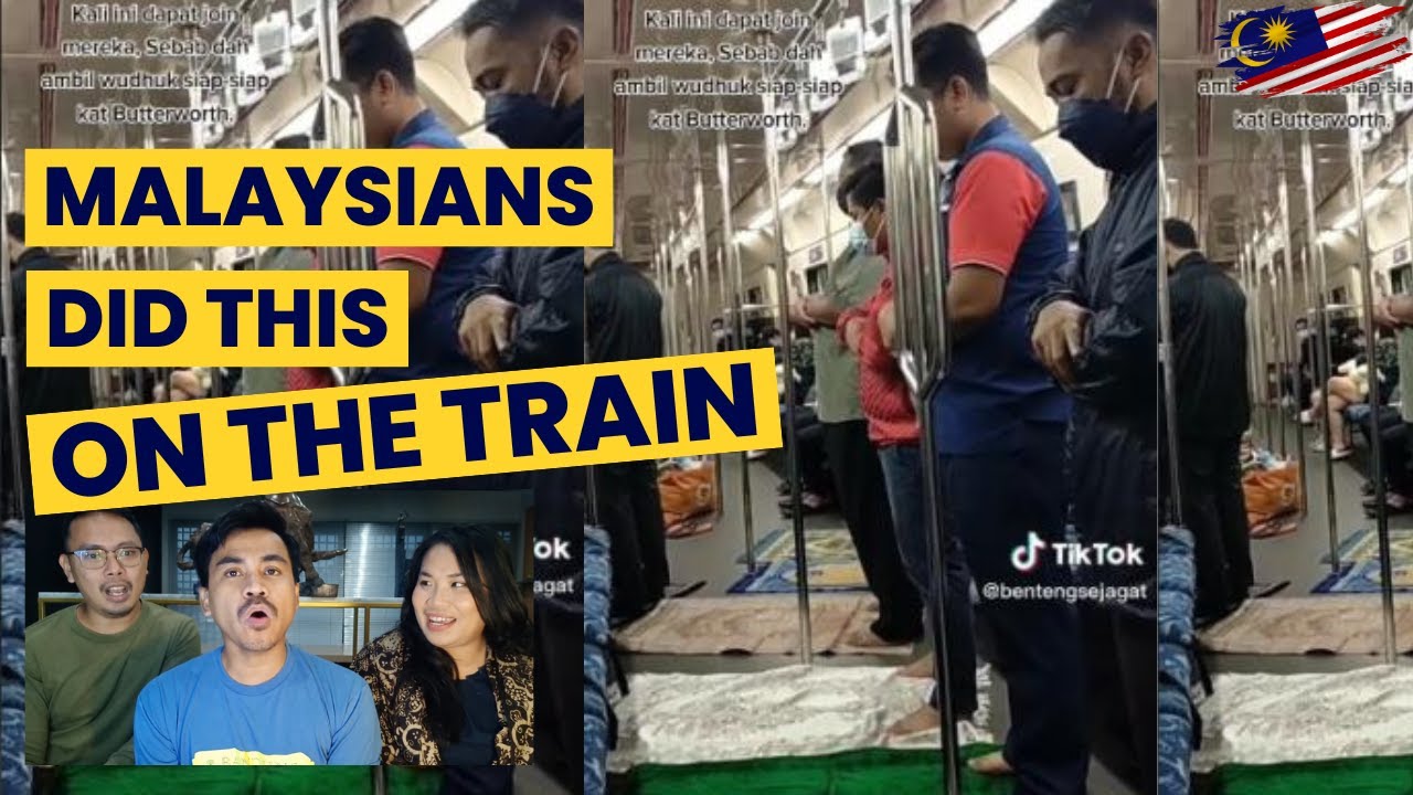 WE DON'T BELIEVE THIS !! Malaysians Did This On The TRAIN