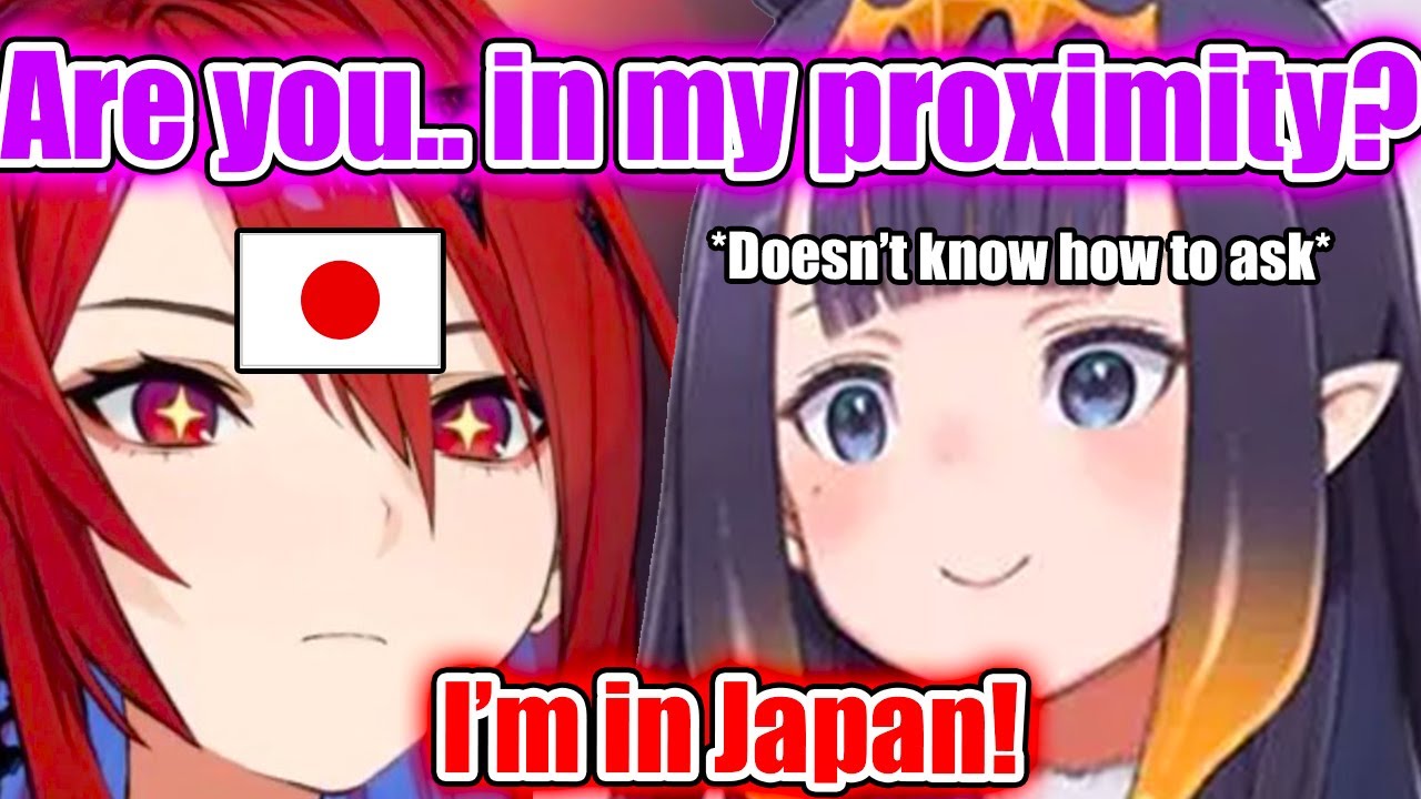Ina Doesn’t Know How to Ask When She Realizes Liz Is Also in Japan【Hololive EN】