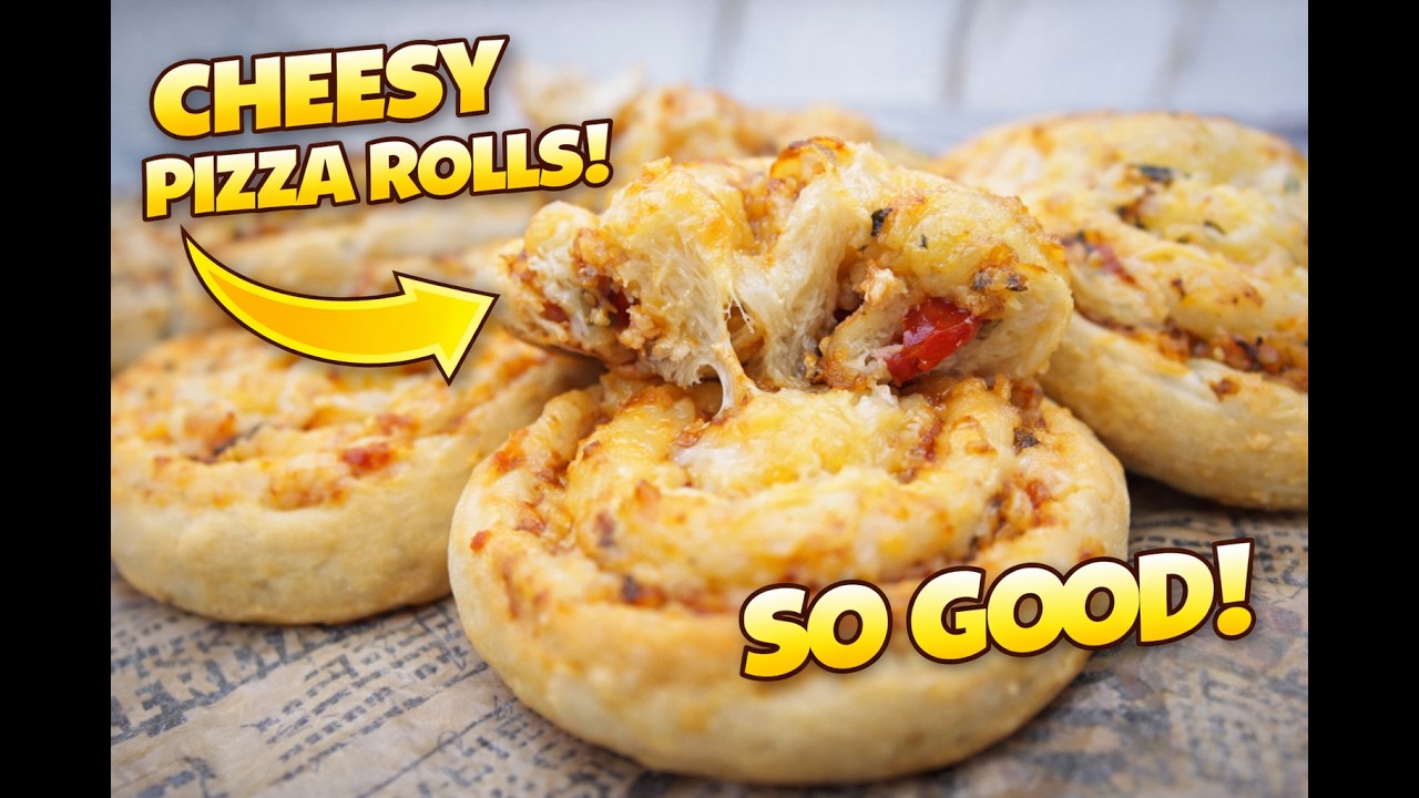 These Pizza Rolls Are BETTER Than Frozen (Soft + Super Cheesy!)