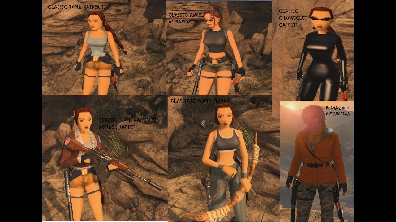 Rise of the Tomb Raider: 20 Year Celebration 5 NEW CLASSIC OUTFITS +Antarctica Showcase