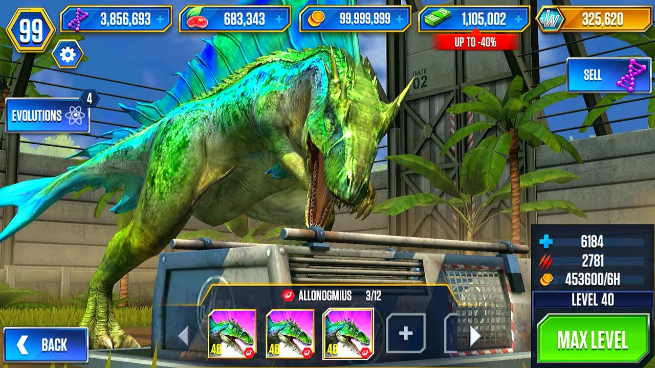 NEW UPGRADE HYBRIDS ALLONOGMIUS LEVEL 40 | HT GAME