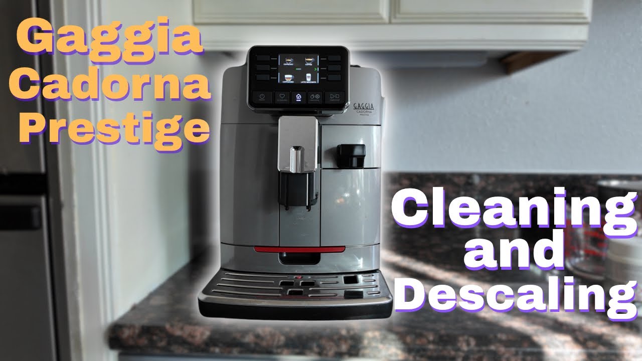 How to clean the Brew Group and Descale a Gaggia Cadorna Prestige Espresso Machine