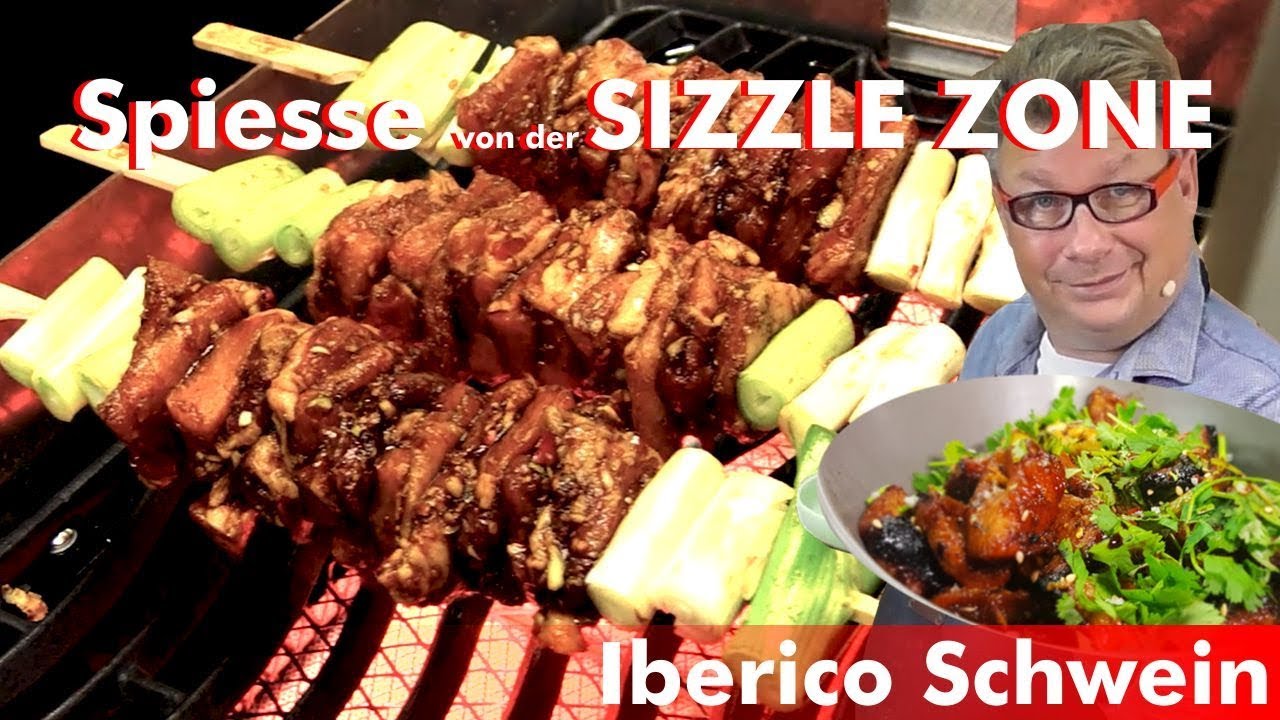 Iberico Schweinespiesse von der Sizzle Zone | asiatisch Rummel Grill TV#rummelgrilltv