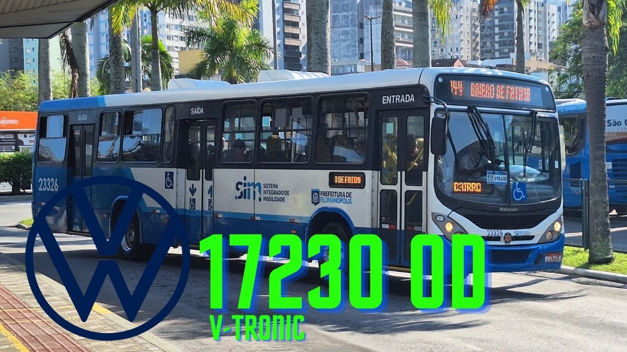 [ Engine Sound ] Volksbus 17.230 OD V-Tronic Euro 5 - Marcopolo Torino 2007