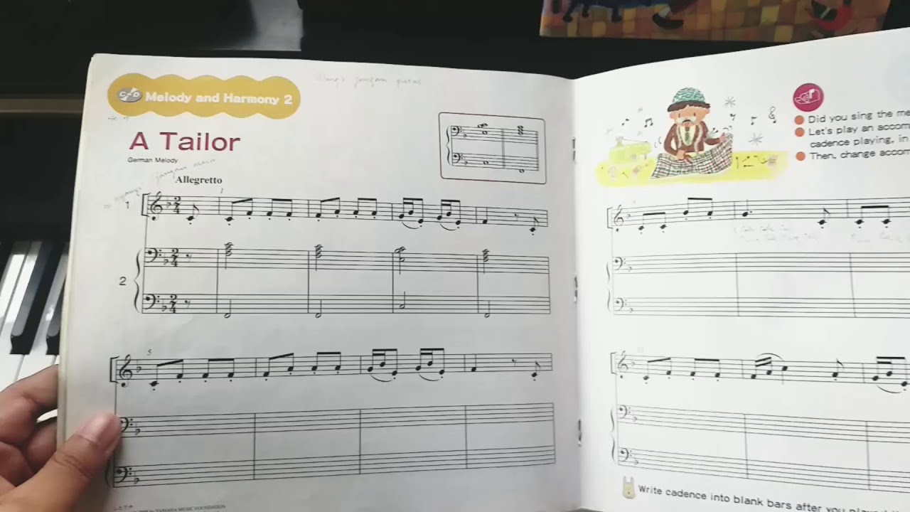 A Tailor - Melody & Harmony 2 JXC 1 - Yamaha Music School.