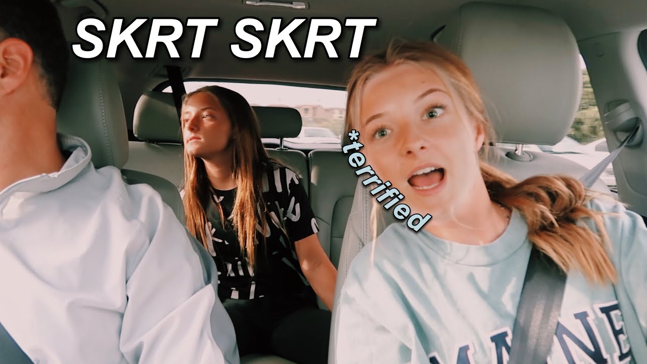 MY FIRST TIME DRIVING // learning to drive with a permit