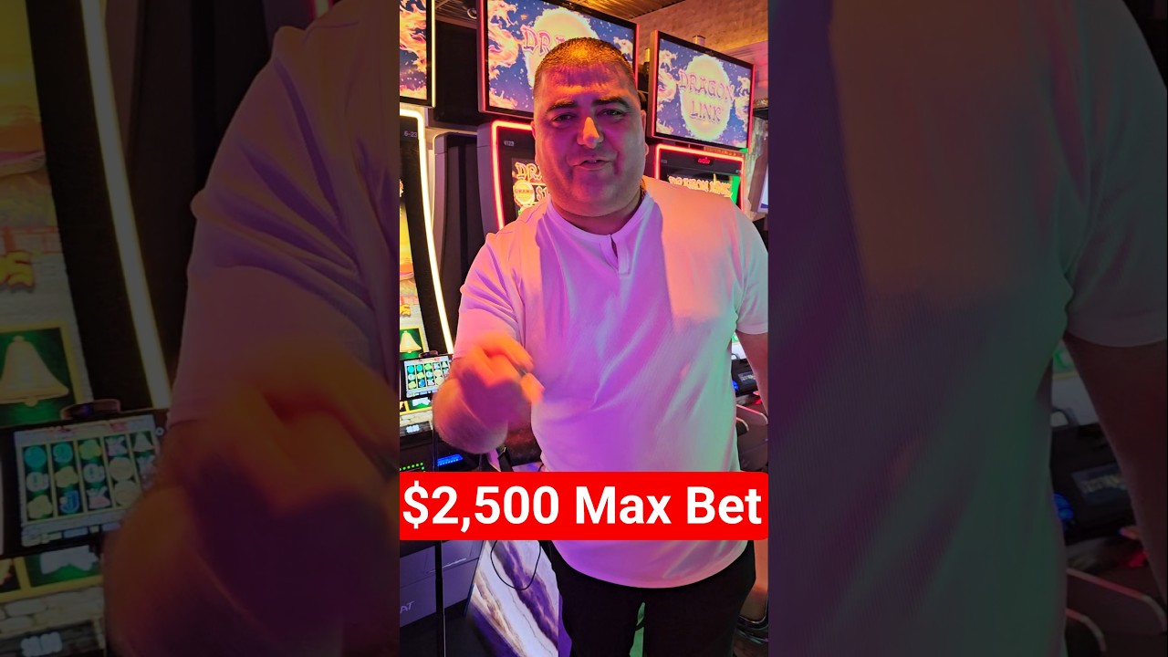 Maksymalny zakład 2500 $ Dragon Link #slot #jackpot #vegas