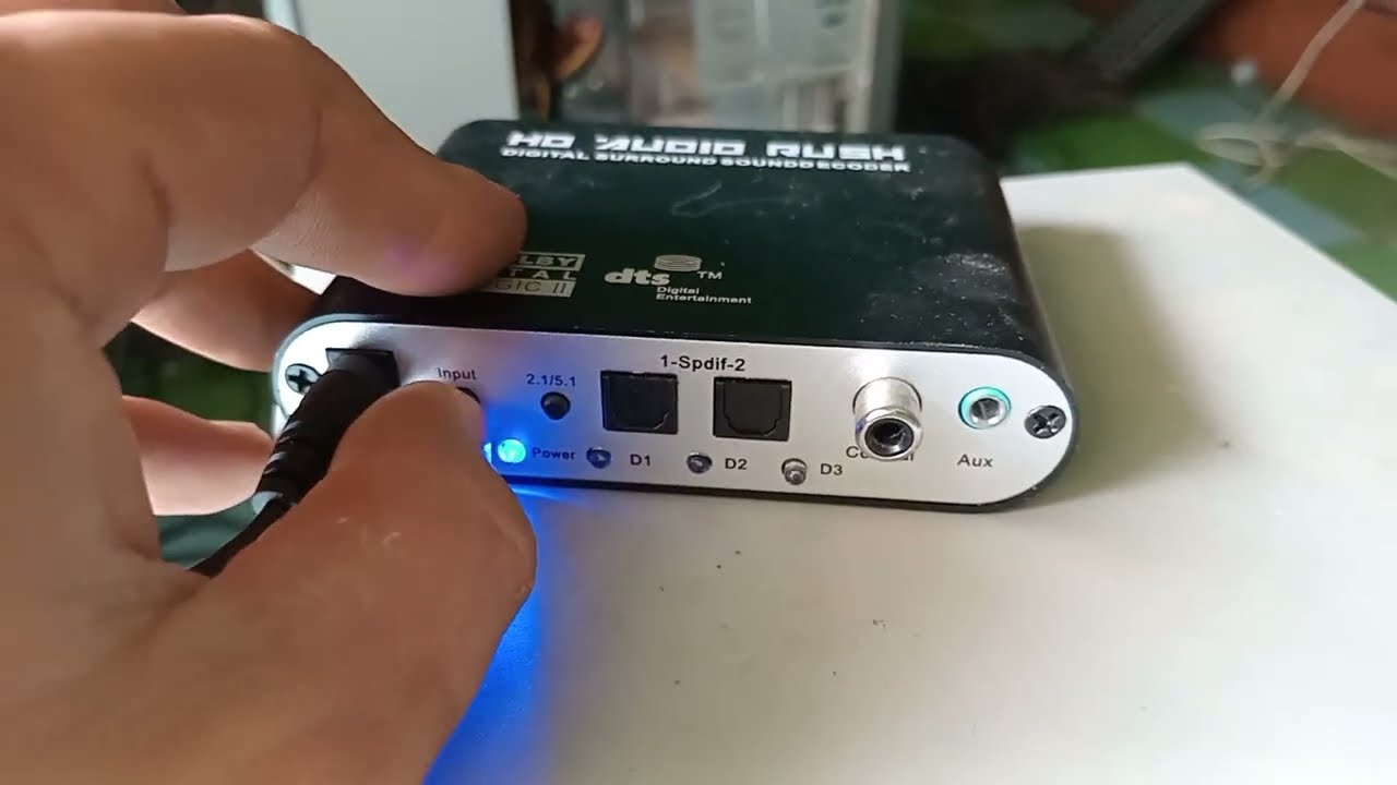 Tutorial Decodificador HD Audio Rush 5.1 DAC