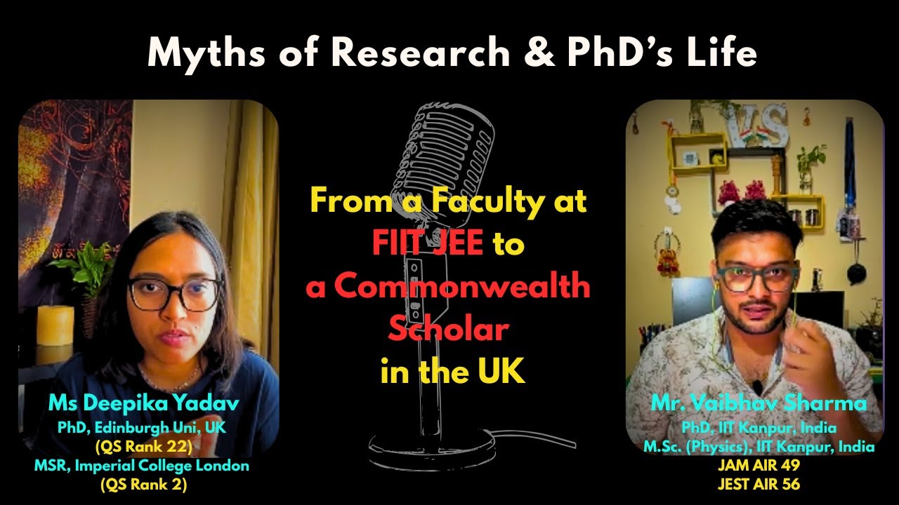 From a Faculty at FIIT JEE to a Commonwealth Scholar in UK