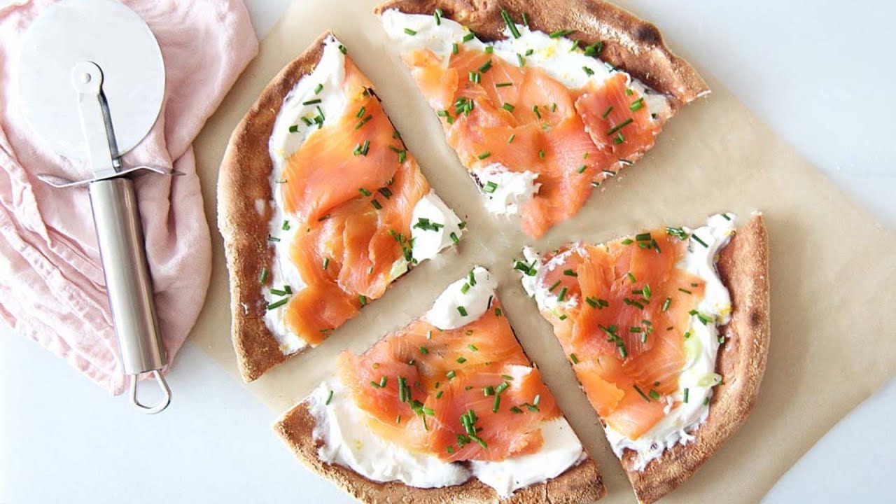 Wolfgang Puck's Smoked Salmon Pizza With a Twist