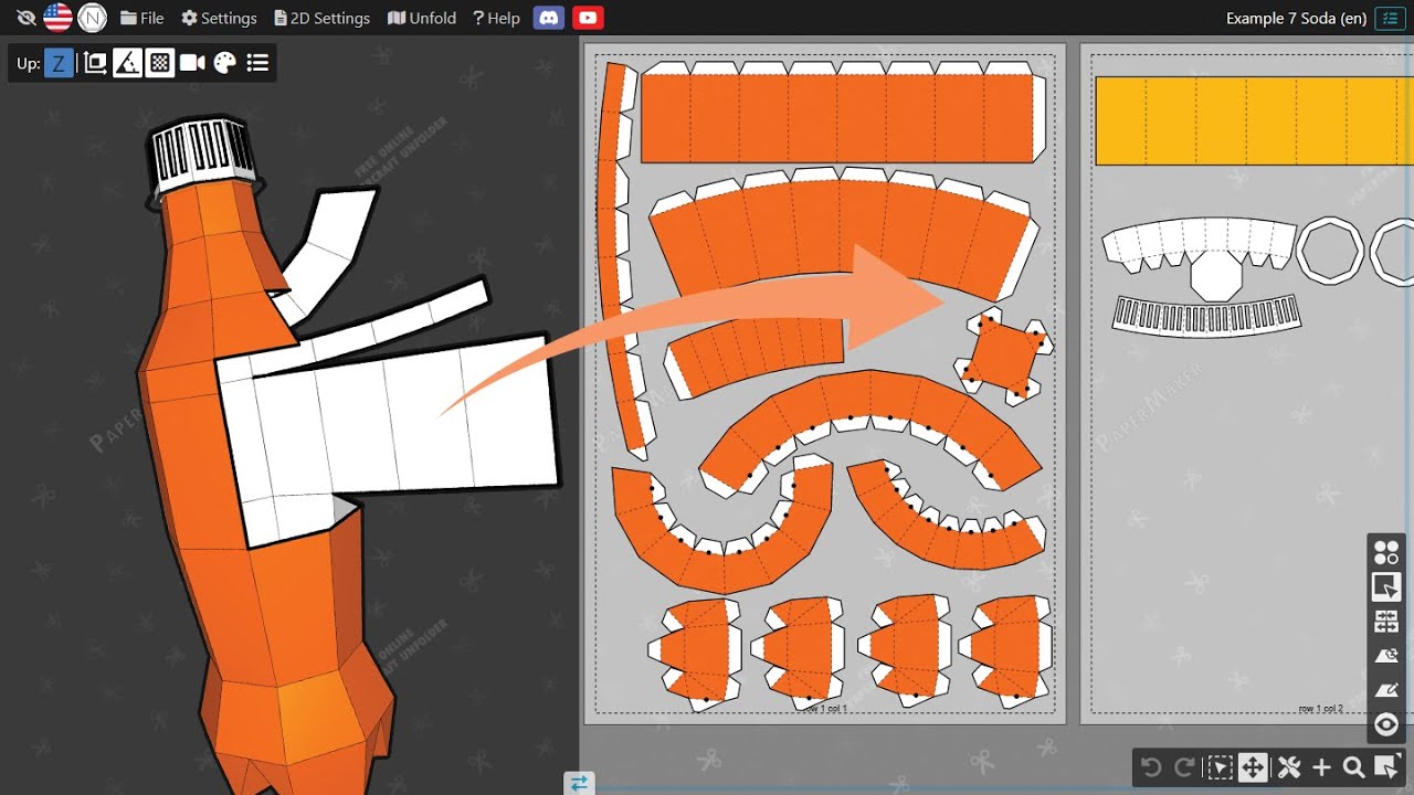 Unfold tutorial part 2 - Manual line cutting papermaker