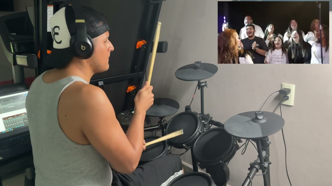 ALABA A DIOS -Evan craft & Intimidad worship -Cover bateria electrica