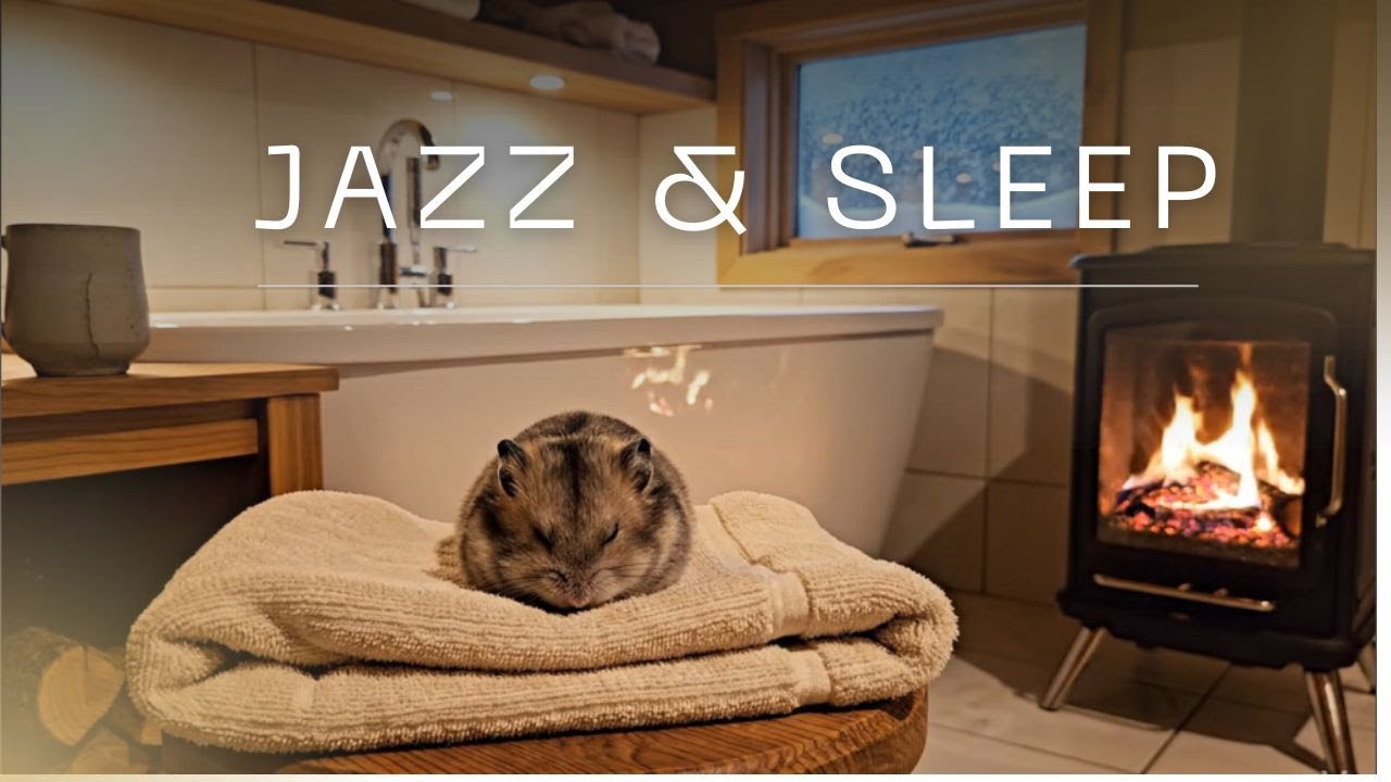 Restful Winter Interior – Gentle Jazz Ambience