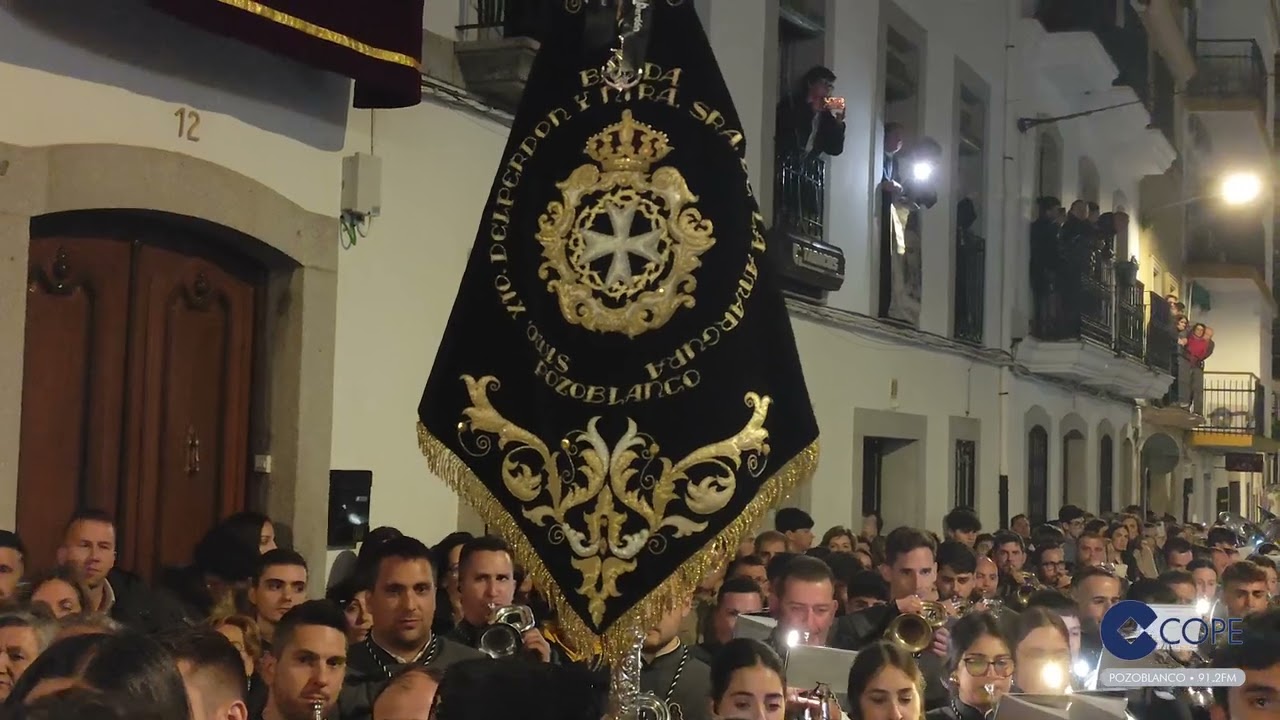 La Banda Los del Perdón le tocan a la Virgen de la Amargura
