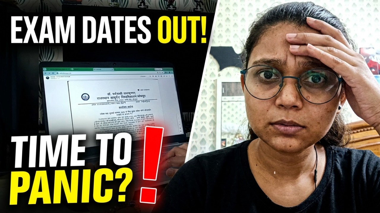 Medical Exam Datesheet OUT : Time to Panic 😨☠️
