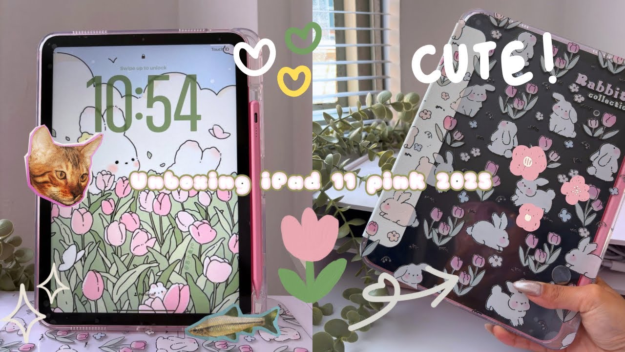 Unboxing iPad 11 (2025) 🌷 PINK + Shein Accessories 