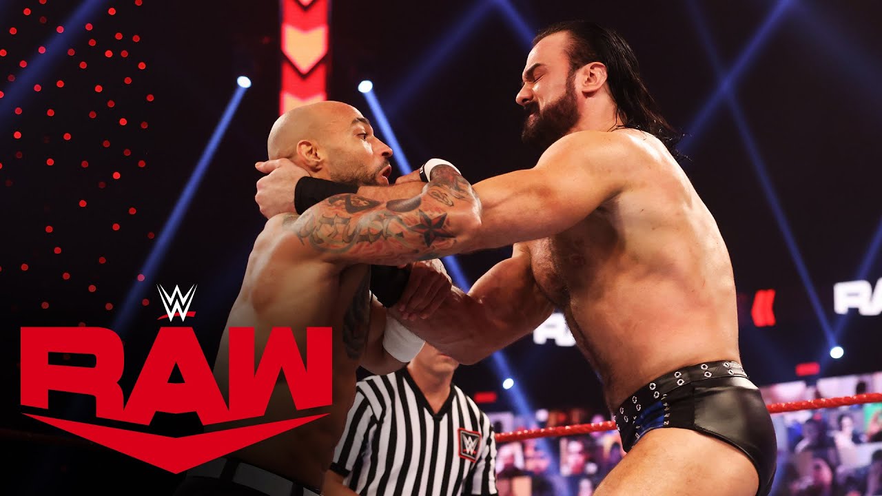 Drew McIntyre vs. Ricochet: Raw, Mar. 29, 2021