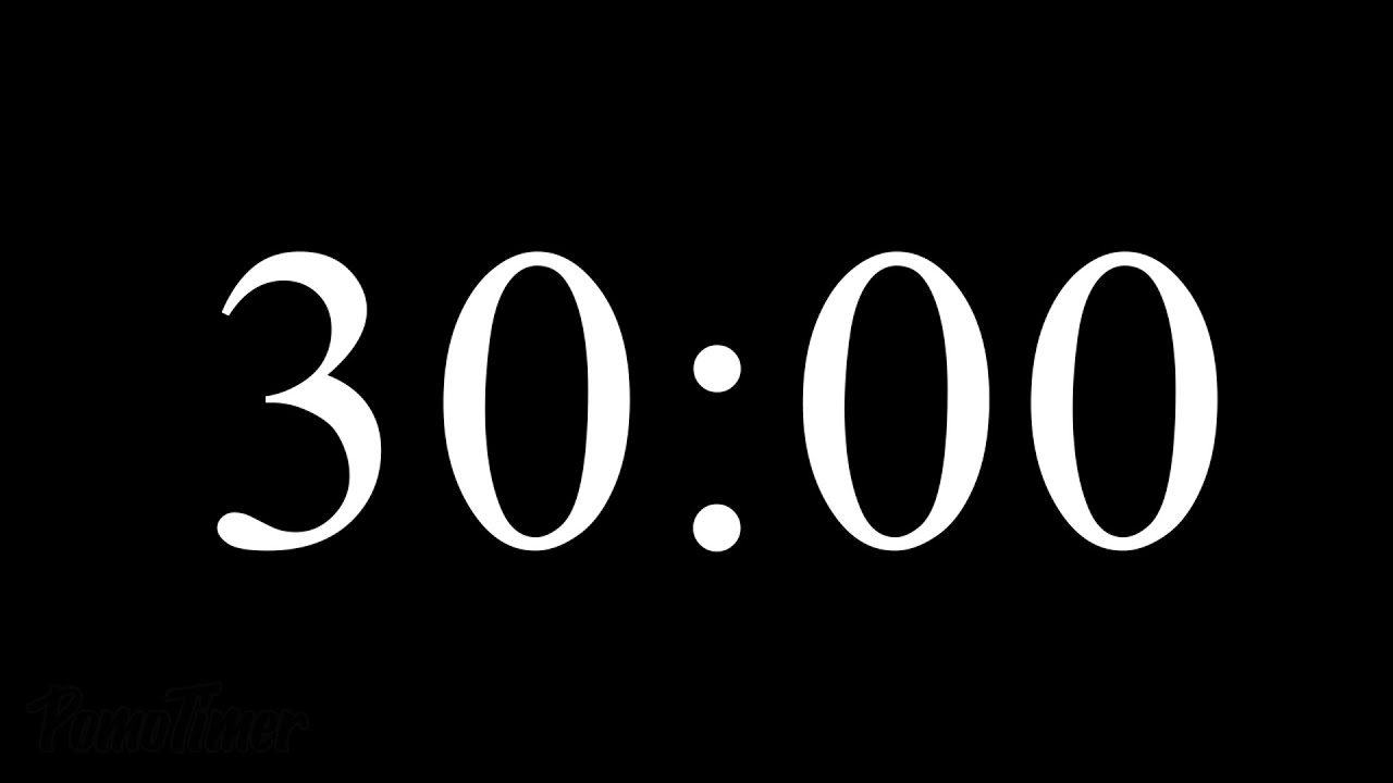30 Minute Timer | Gentle Alarm When Time’s Up