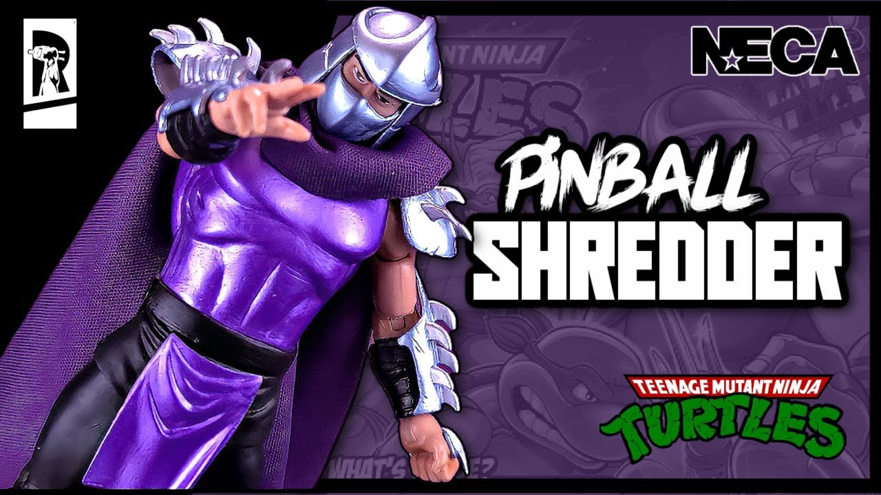 NECA Toys Teenage Mutant Ninja Turtles Pinball Shredder Figure Review