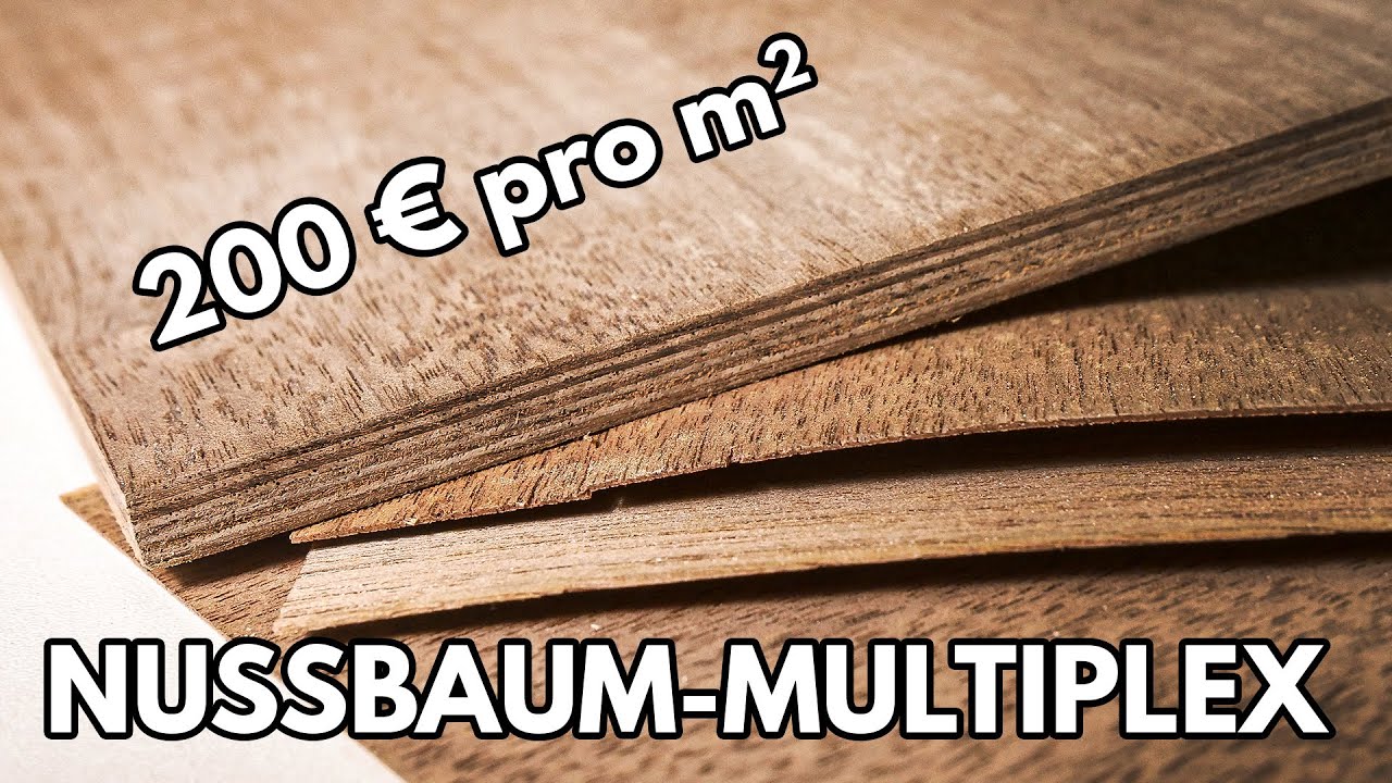 Nussbaum-Multiplex - Funktion, Herstellung mit Titebond/Weißleim und die große Frage nach dem Sinn!