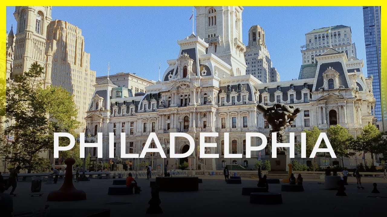 [4k] Six hours walking in Philadelphia