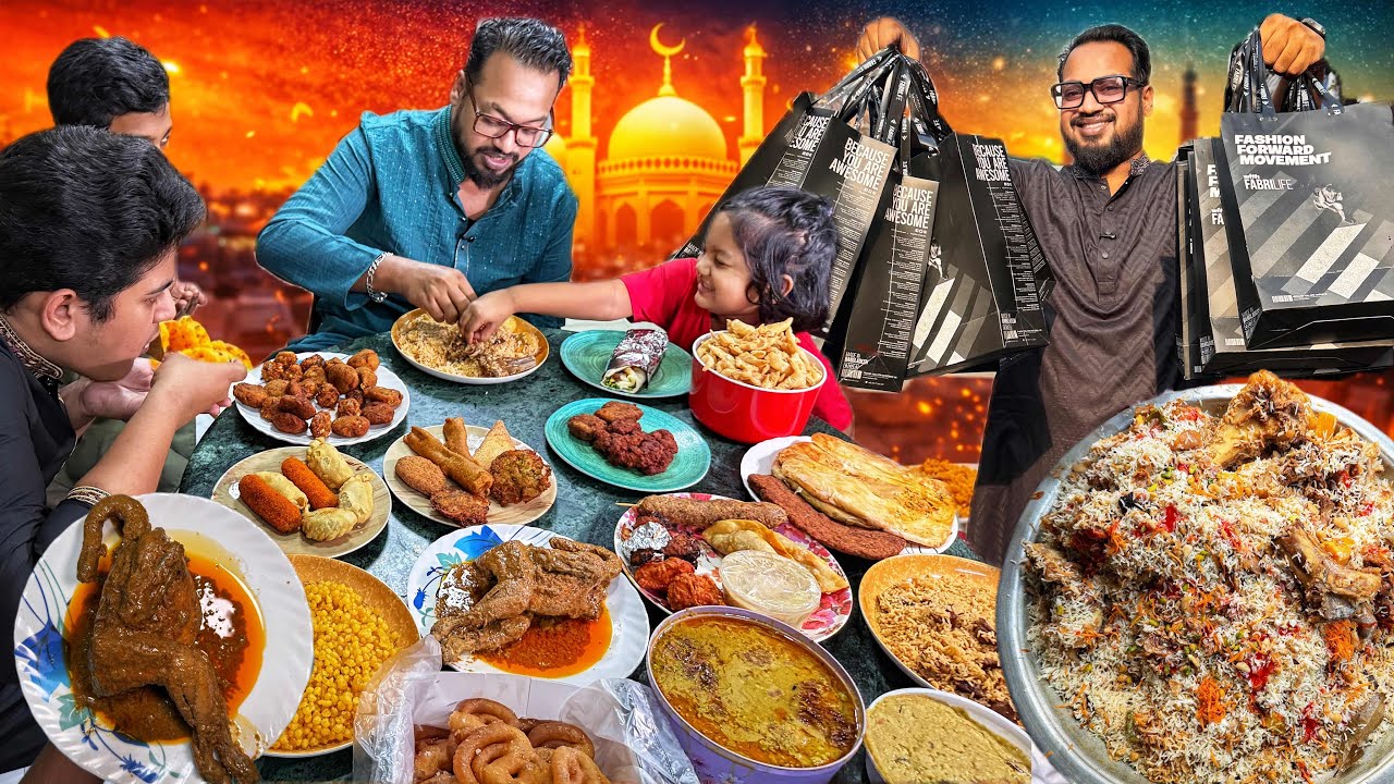 ৭ ইফতার বাজার ঘুরে নল্লি কাচ্চি, ২৫ টাকার বেগুনি, মোরগ মুসাল্লাম, কাবাব, মোটে চাউল, বোম্বে জিলাপি 🔥