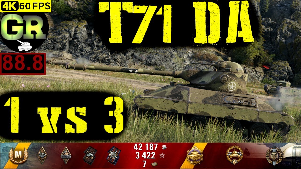 89_World of Tanks T71 WoT Replay - 10 Kills 4.4K DMG(Patch 1.4.0)