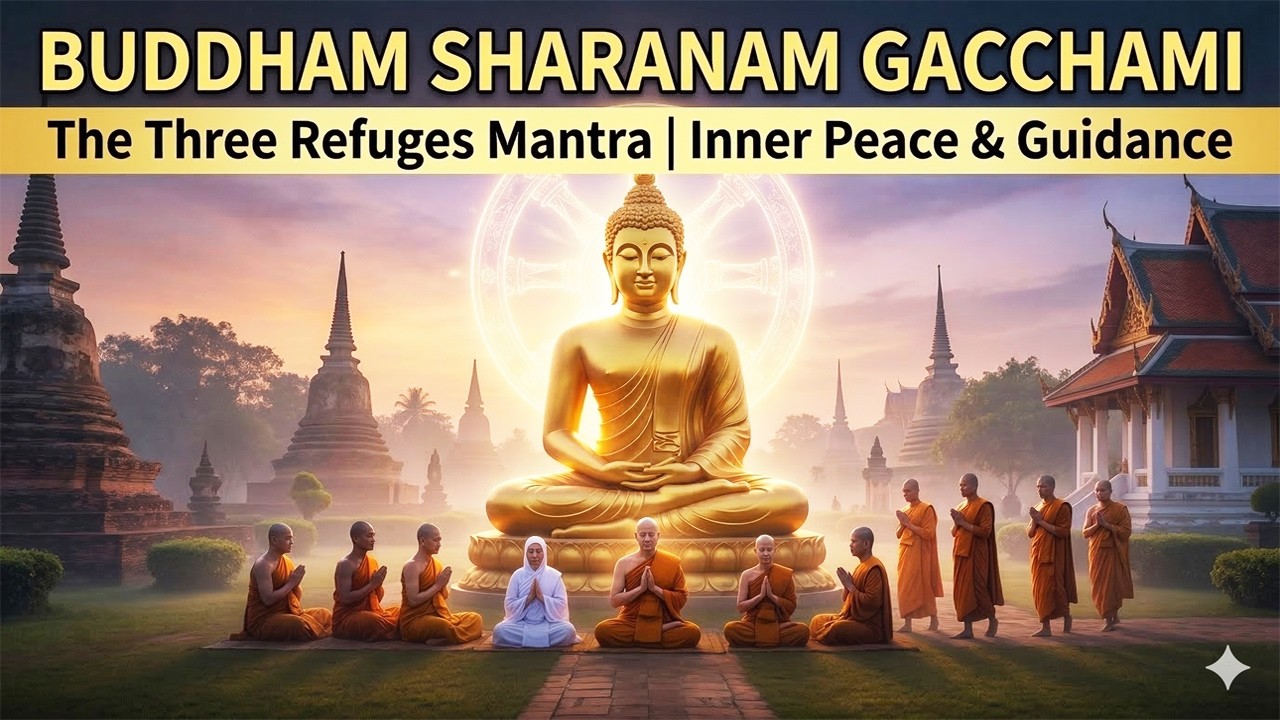 Buddham Sharanam Gacchami | Powerful Buddhist Mantra for Peace, Meditation & Positive Energy Chant