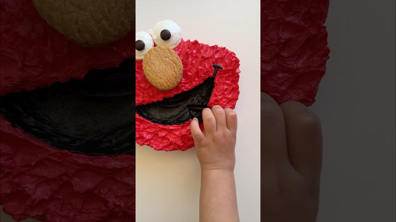 Who's ready for an ELMO CAKE!? ❤️🍰 | Sesame Street | ABC Kids