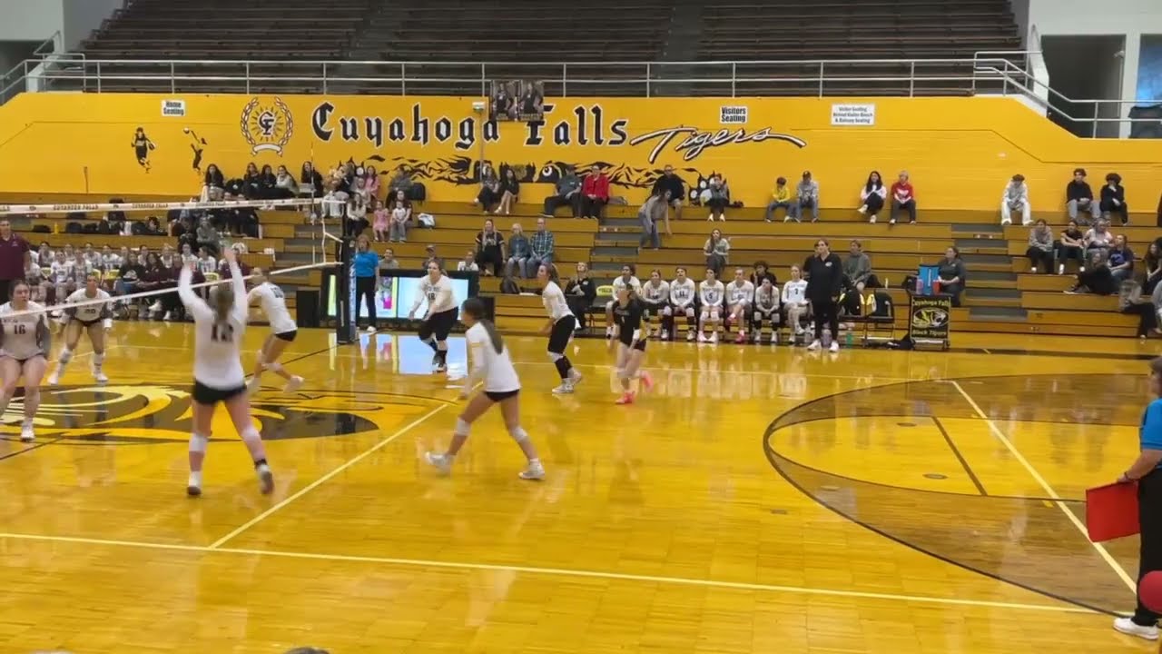 Zoey Green (2027) volleyball Libero #1 - Cuyahoga Falls High School vs Walsh 10/14 2025