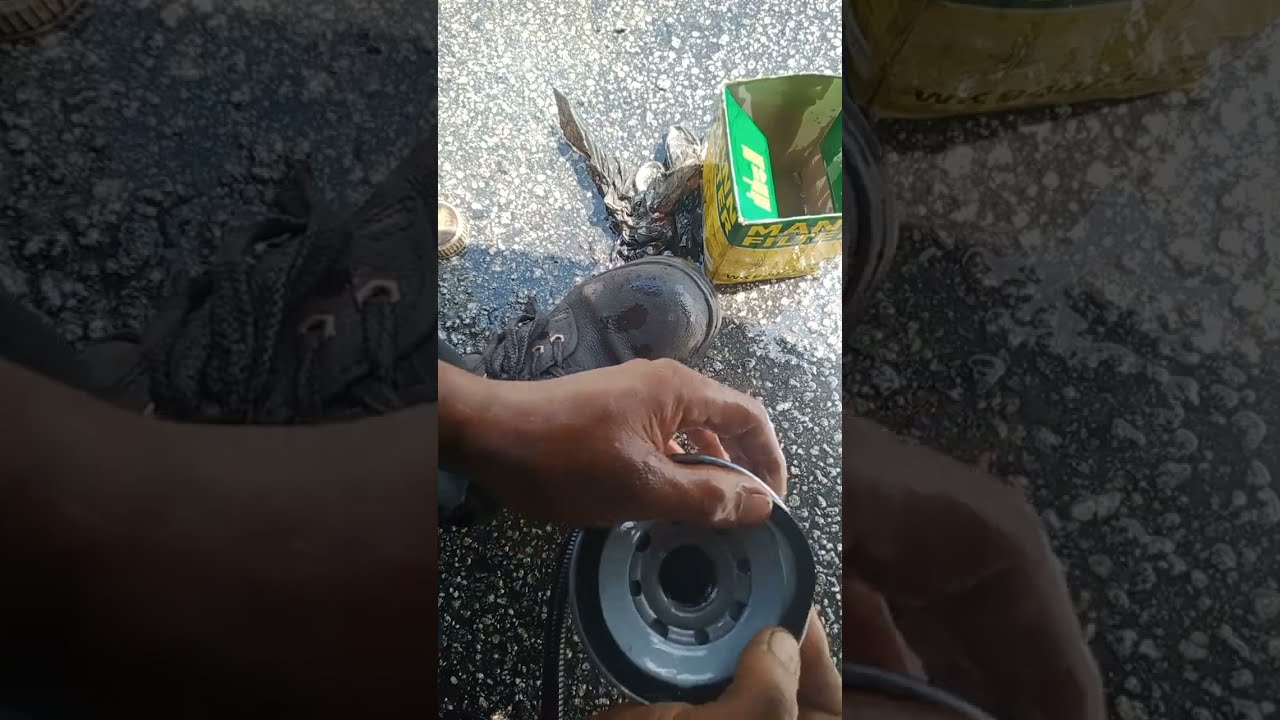 cara tukar filter diesel dengan betul ⛽ Lori Volvo fm12 ☺️..