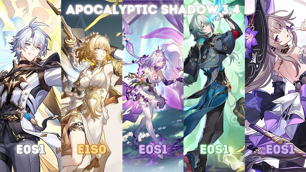 [3.4 V2] │E0S1 PHAINON VS E1S0 AGLAEA VS E0S1 CASTORICE VS E0S1 ANAXA VS E0S1 THE HERTA│HSR: AS