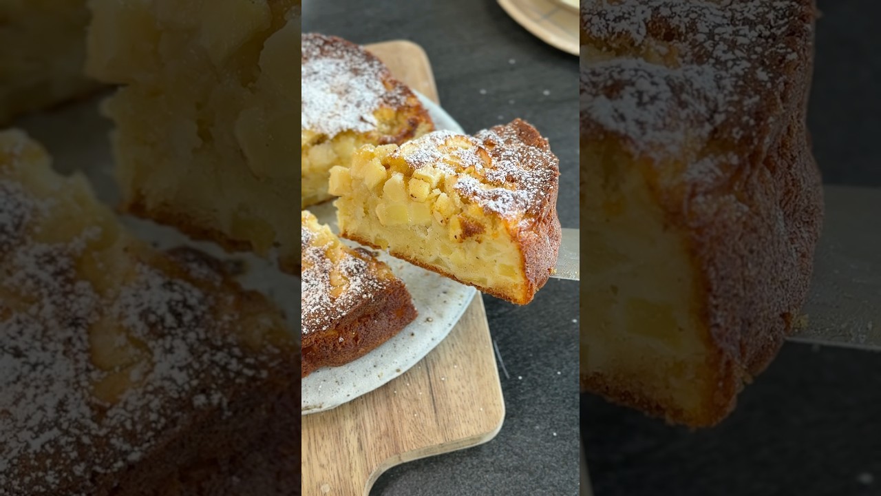 Le g&acirc;teau madeleine aux pommes, tellement moelleux