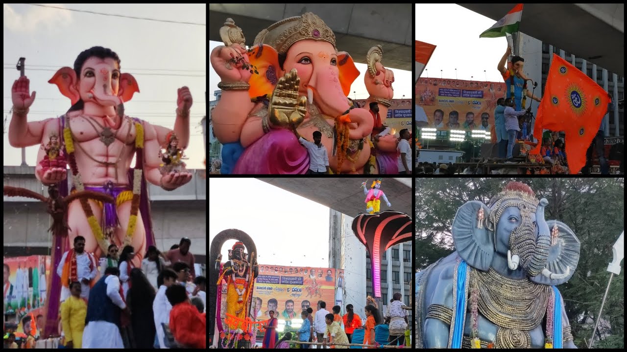 MJ Market  Ganesh Que Line Begum bazar Veraity Pehlwan Ganesh Shobha Yatra 2024