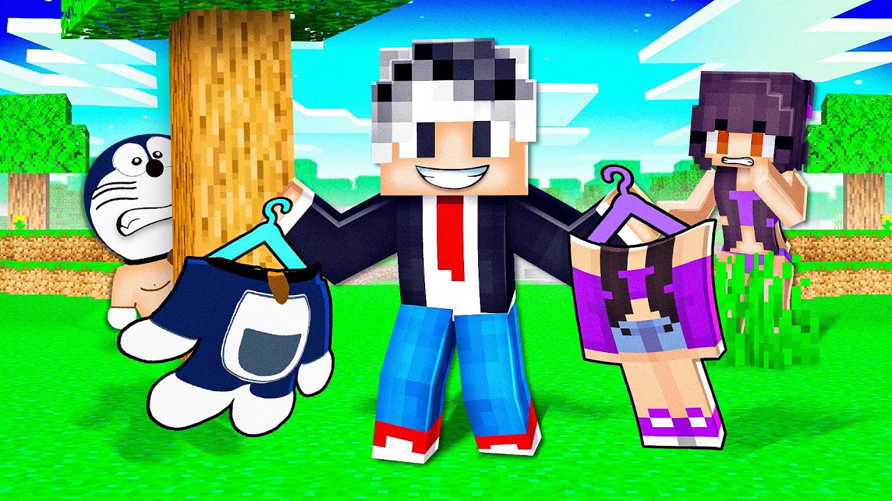 Tombiş ve Gökçe'nin KIYAFETLERİNİ Çaldım - Minecraft