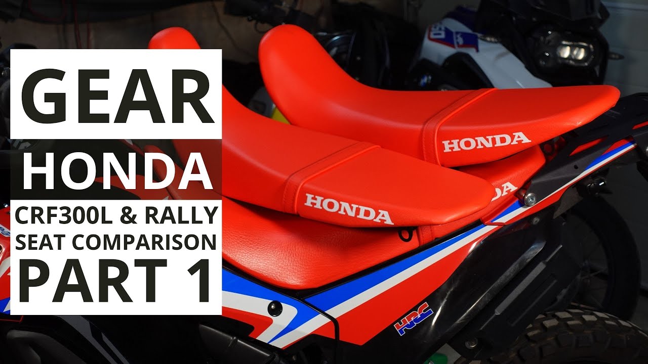 Honda CRF300L против стандартных сидений Rally, часть 1, 4K