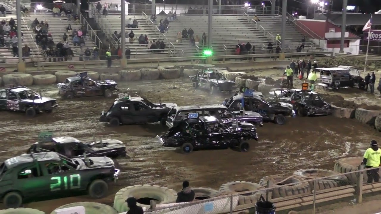 The Final Confrontation Demolition Derby Full Size Limited Weld Big Cars Hard Core Derby 2023
