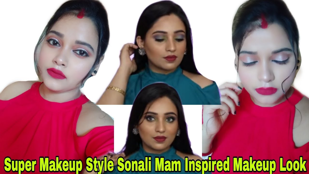 Sonali Mam Inspired Glam Makeup Look// With Affordable Makeup Products