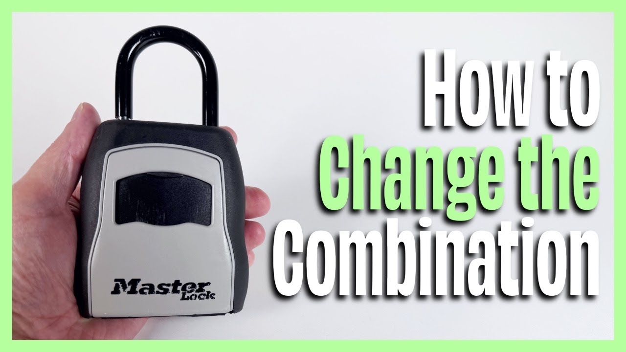 How to Set or Reset Combination: Master Lock 5400D Key Box