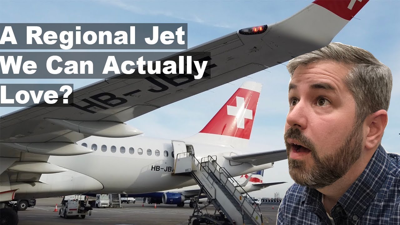 Swiss Airbus A220 Business Class from London City to Zurich
