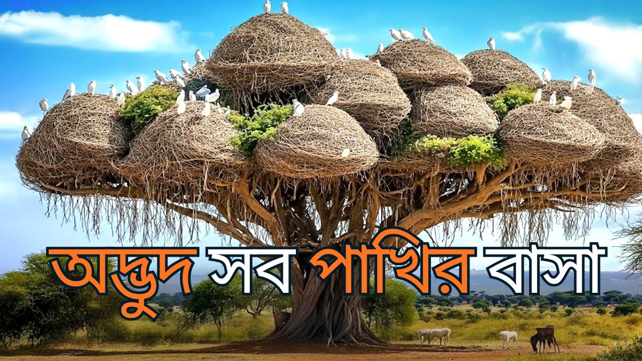 তাজমহলকেও হার মানাবে পাখিদের তৈরি এই ৬টি বাসা | Most Incredible Bird Nests in the World