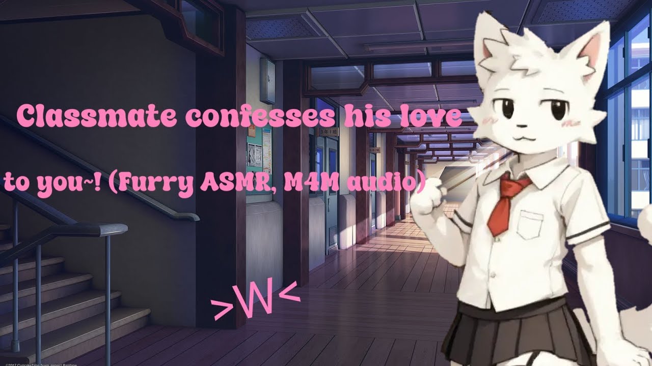 Classmate confesses his love to you~! (Furry ASMR, M4M audio)