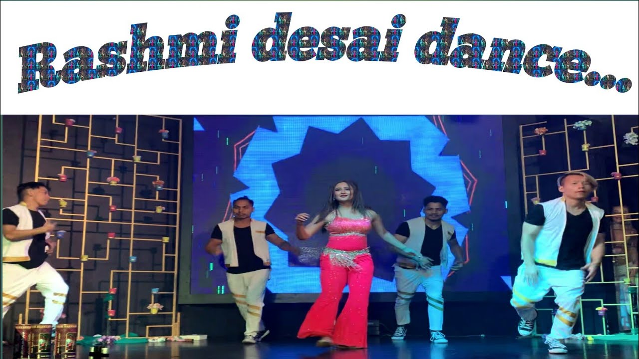 Rashmi desai dance performance with Nirajan singh and bollywood dance group
