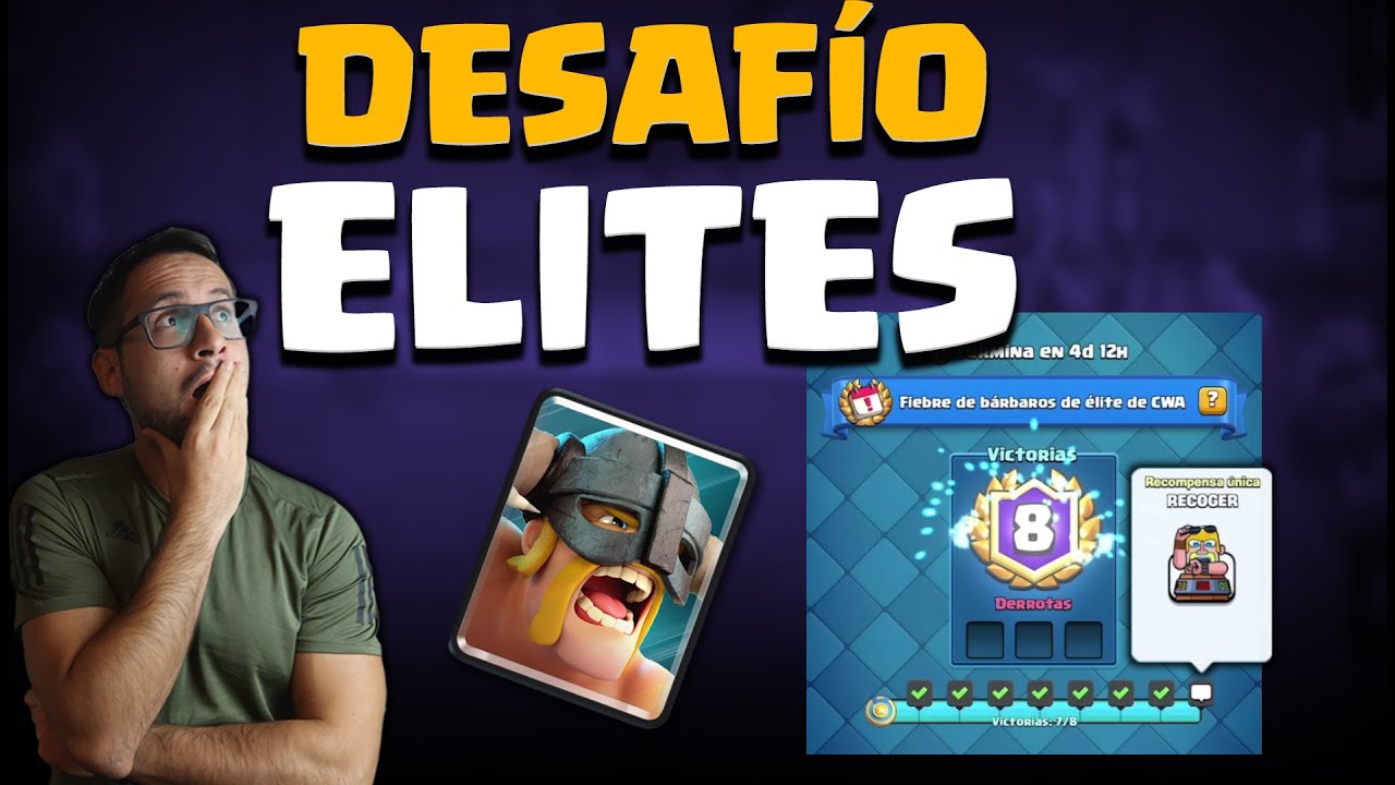 DESAFÍO DE BÁRBAROS DE ÉLITE, EMOTE GRATIS Y MÁS! | Clash Royale Malcaide