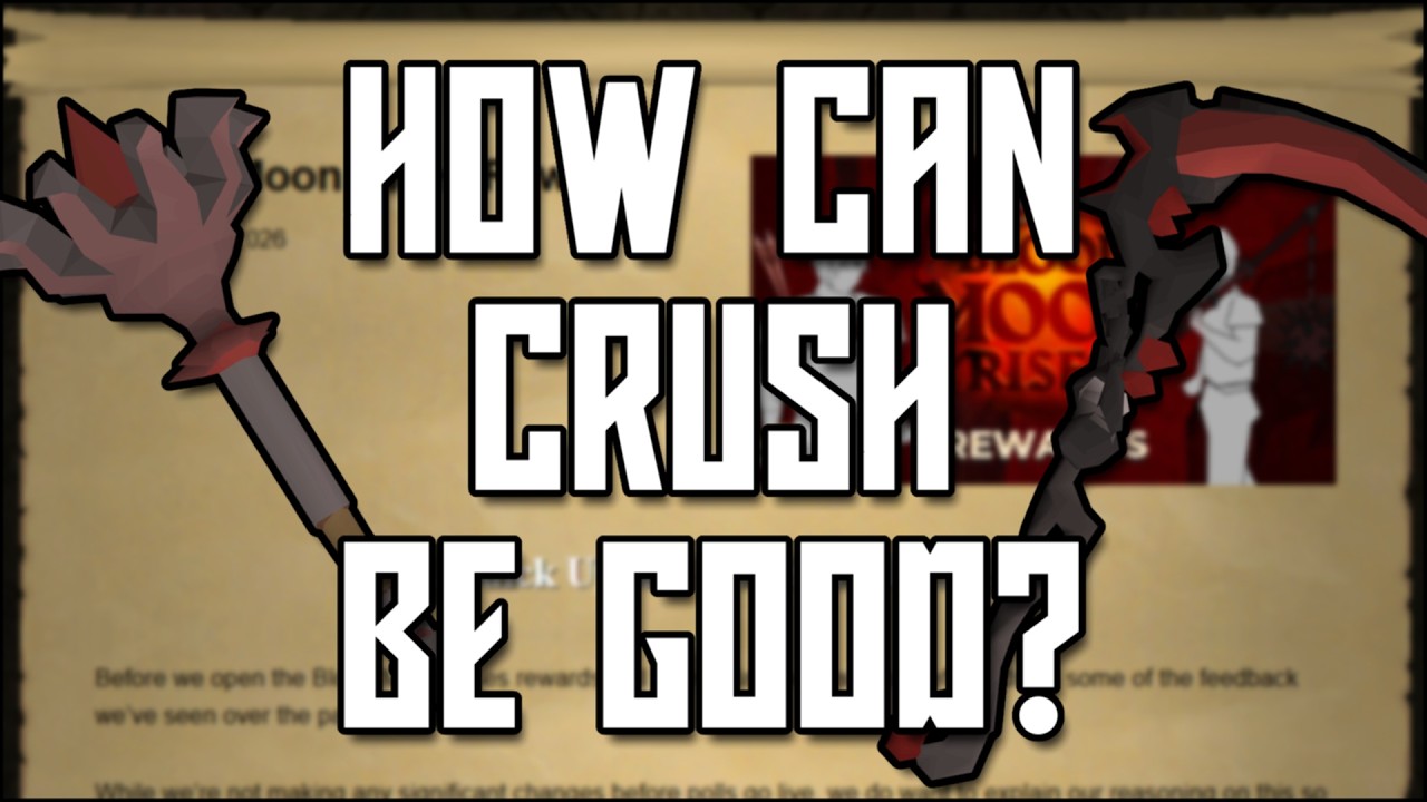 Why CRUSH Isn't Good in OSRS