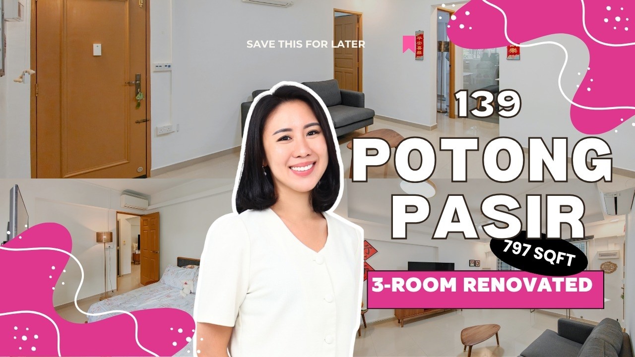 [FOR SALE] 139 Potong Pasir, 3 Room, 797sqft, renovated and ready to move in!
