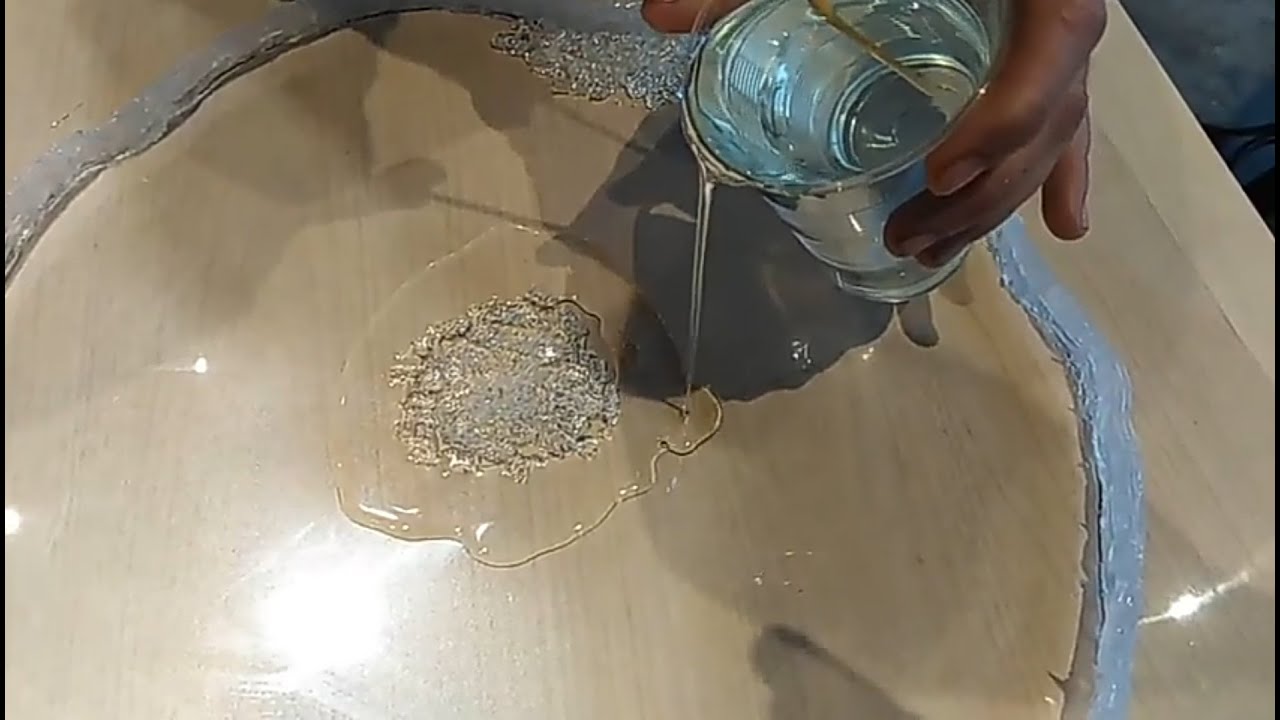 Epoksi tepsi nasıl yapılır? ☺️Free form epoxy resin tray detailed description.#epoksitepsi #epoxy