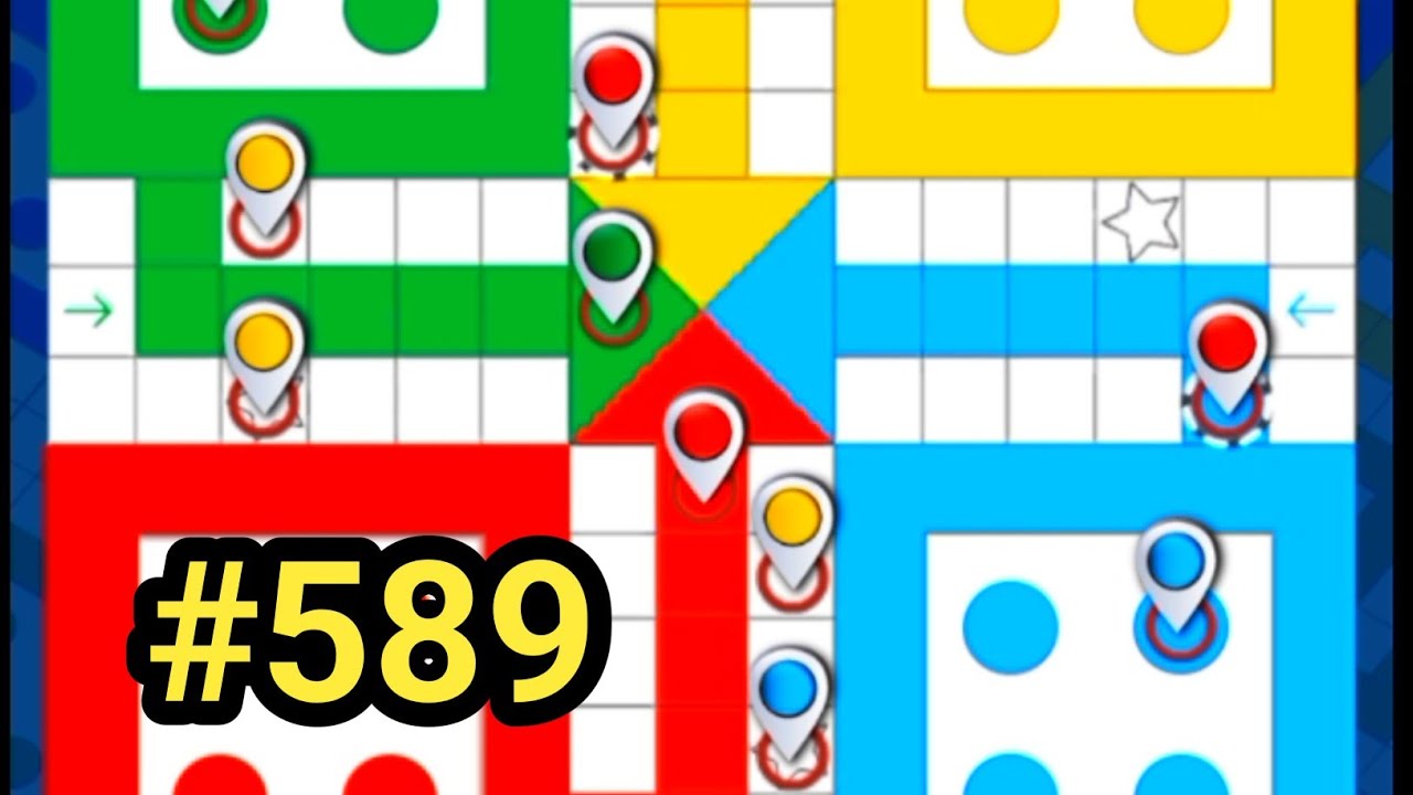 Tricks & Tips Ludo King | How to Win Ludo king 4 players gameplay|Ludo king #589 #ludoking #games 